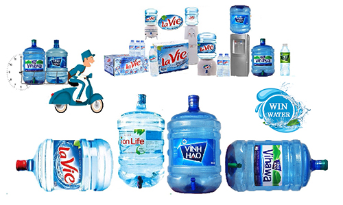 Đại lý nước uống WinWater.vn phân phối gồm các thương hiệu nổi danh trên thị trường