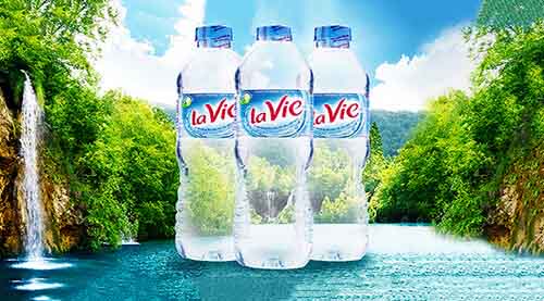 Nước khoáng Lavie 500ml được bán tại WinWater có giá 98.000vnđ/Thùng 24 chai