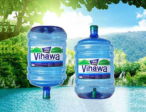 Vihawa là loại nước tinh khiết không khoáng đựng trong bình lớn 20 lít
