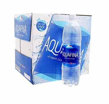 Thùng 12 chai nước khoáng Aquafina  dung tích1.5L